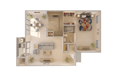 Woodlake Park Aspen 846 Floor Plan